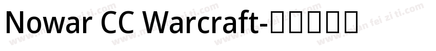 Nowar CC Warcraft字体转换
